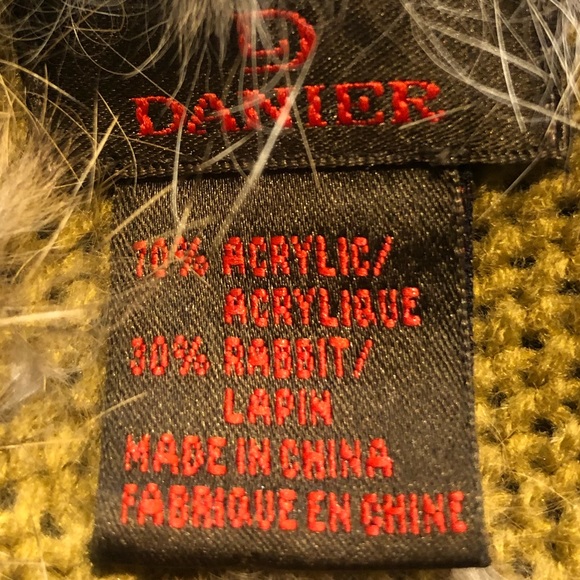 Shawl (rabbit fur) - Picture 5 of 5